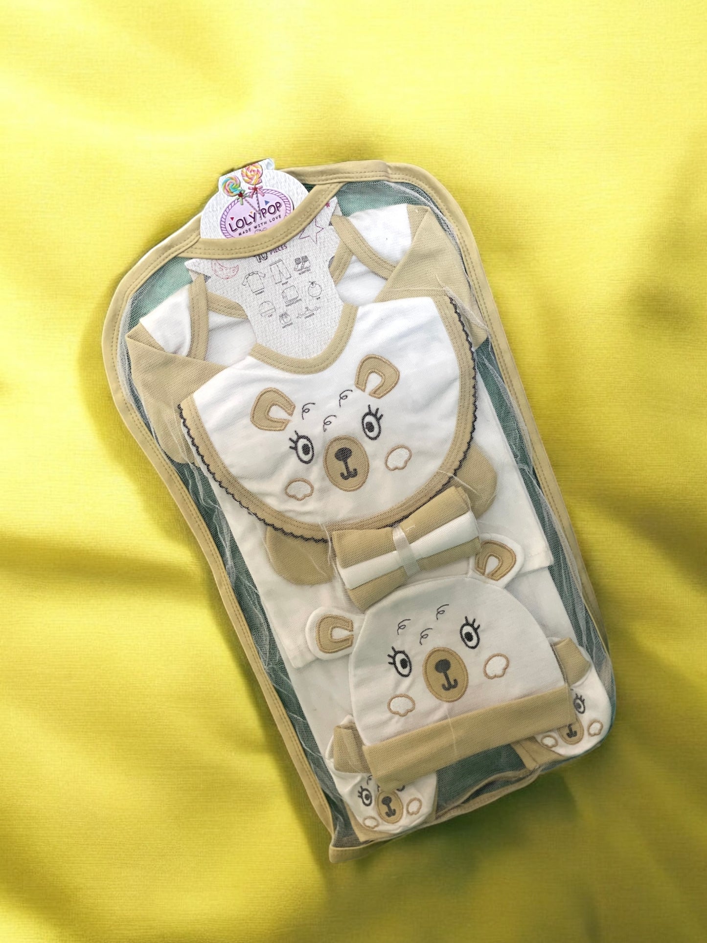 Newborn Baby 11Pcs Gift Set Bear Design – The Perfect Starter Kit for Little Ones