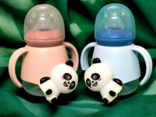 Blue Star Baby Feeder – Cute Panda Bottle (100mL) | Safe, Durable & Adorable